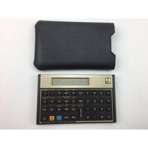 Vintage HP 12C Financial Business Real Estate Calculator Sleeve